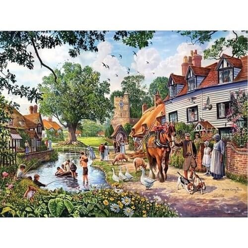 5D Diy Diamond Painting country life & natural scenery Full Square Drill 3D Diamond Embroidery Cross Stitch Mosaic Gift BY993