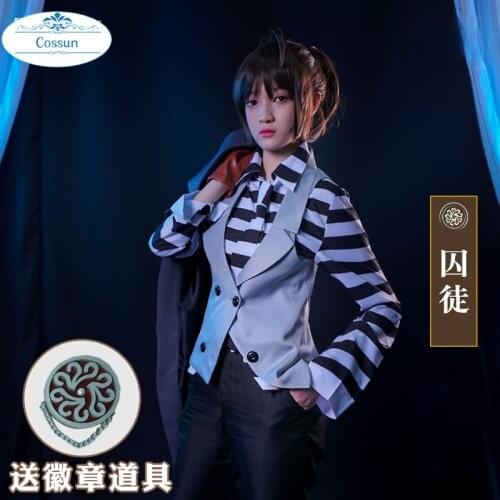 Anime! Identity V Luca Balsa Deacons Coffee Game Suit Uniform Cosplay Costume Halloween Party Outfit Dailydress For Men 2021 NEW