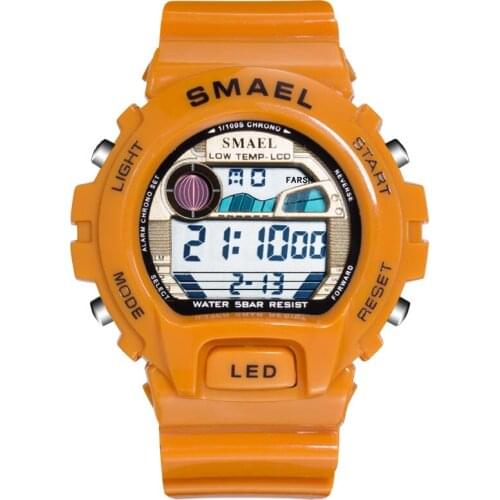 Luxury Brand SMAEL Mens Watches Led Digital Wristwatches Big Dial Men Sports Watches 50M Waterproof heren horloge reloj hombre