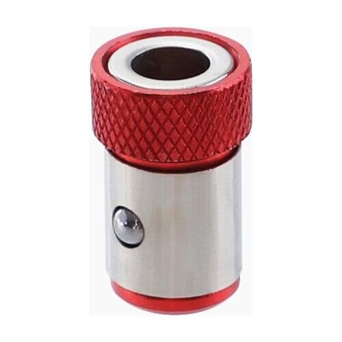 Screwdriver Bits Holder Magnetic Ring 1/4" 6.35mm Metal Strong Magnetizer Screwdriver Bit Screw Pick Up Tools Part Fast Delivery