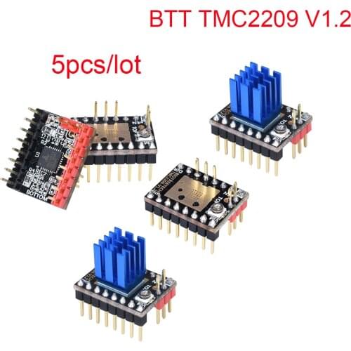 BIGTREETECH TMC2209 V1.2 Stepper Motor Driver Uart StepStick 3D Printer Parts VS TMC2208 TMC2130 For SKR V1.4 mini E3 MKS Ender3
