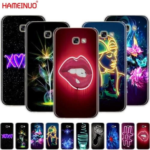 HAMEINUO Neon Pattern Print cell phone case cover for Samsung Galaxy A3 A310 A5 A510 A7 A8 A9 2016 2017 2018