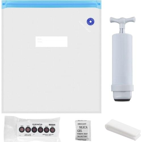 1Set Filament Storage Vacuum Sealing Bags Filament Dryer With Hand Pump Safekeeping Humidity Resistant TPU/PLA Material C7AB