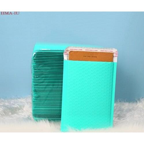 10pcs/set Self Sealing Bubble Mailer Envelope Teal Poly Bubble Mailer Envelopes Mailing Bag Self Sealing Packaging Envelope Box