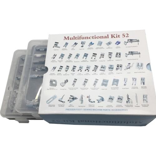 52 Pcs42 Pcs(32 Presser Foot)knitting needle Sewing Machine Braiding Blind Stitch Darning Feet Kit Set For Brother Singer Janom