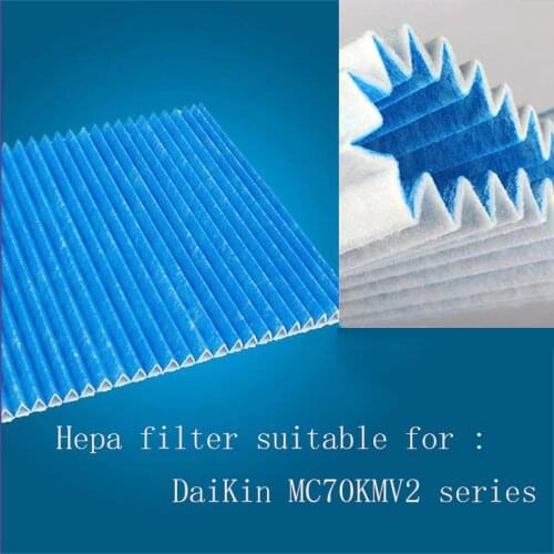 4 PCS/lot replacement Air Purifier Hepa Filter For DaiKin MC70KMV2 Series Air Purifier Air Humidifier Parts Accessories