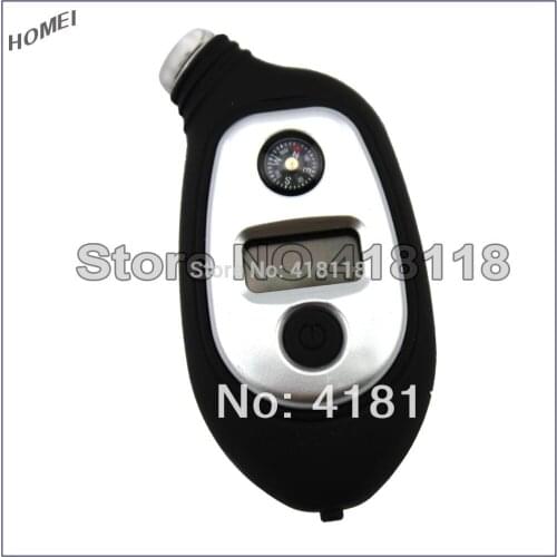 Digital tire pressure table mini tyre pressure gauge detector with compass