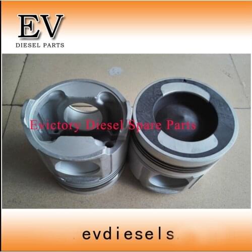 For Isuzu truck engine 6WA1 6WA1T 6WA1-TC piston 1-12111-665-1 include pin and clip
