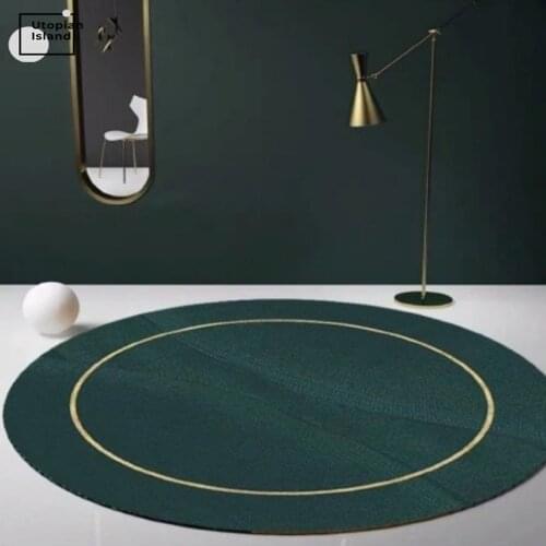 Home Carpets For Living Room Green Round Carpets Tappeto Carpet Moquette Floor Mat Green Marble Carpets for bedroom Roomer