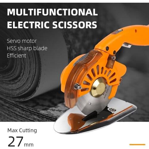 100/110/125 Direct Drive Electric Round Knife Cutting Machine 300W220V Electric Cloth Cutting Machine Tailor Cloth Cutting Tools