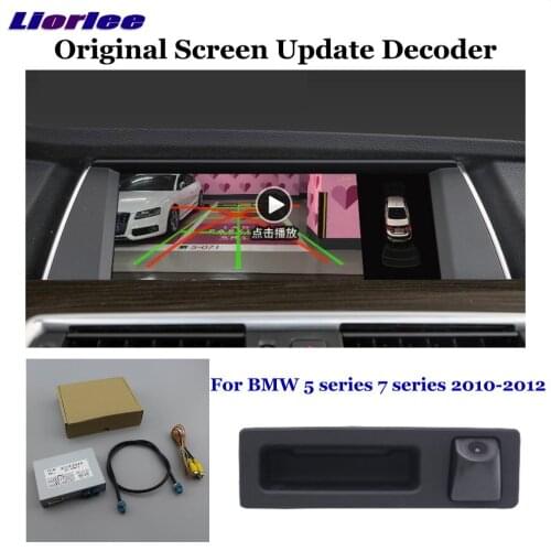 Car Rear View Backup Camera For BMW 5 7 F10 F11 F07 F01 F02 F03 F04 2010-2020 Reversing Parking CAM Full