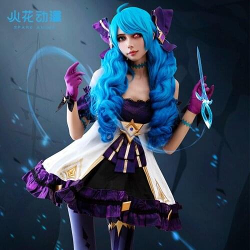 LOL Cosplay Gwen Game Suit Cosplay Dress Sizes S-XL 2021 New