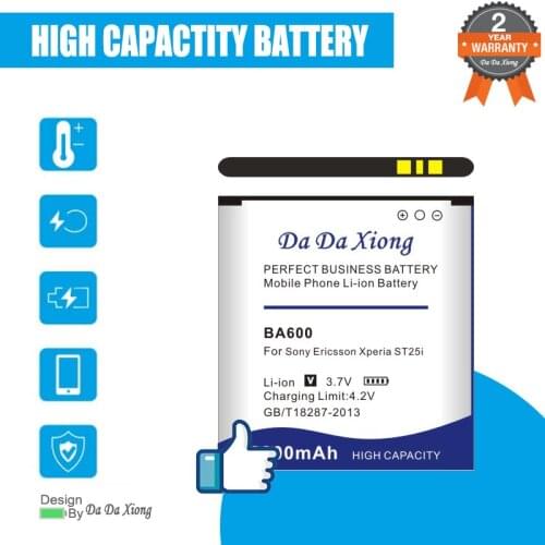 Da Da Xiong 2800mAh BA600 Li-ion Phone Battery for Sony Ericsson Xperia ST25i ST25C