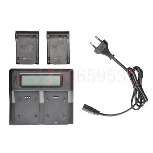 LP-E8 LPE8 Camera Battery Rapid Dual Charger with EU Power Cord For canon 550D 600D 650D 700D T5i T4i X6i X5 With Tracking numb