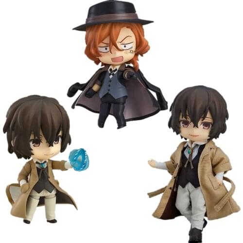 NEW Bungo Stray Dogs Dazai Osamu Nakajima Atsushi Nakahara Chuya Bungo Stray Dogs PVC Doll anime toys Action figure collection