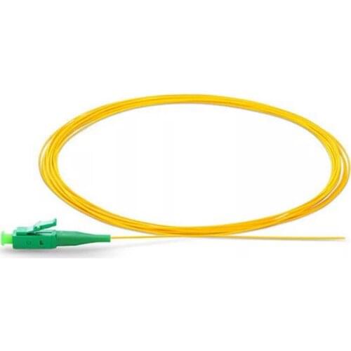 50PCS LC APC Single mode fiber optic Pigtail 1M 9/125 Single Mode Optical fiber pigtail 0.9mm PVC JacketGood adaptability