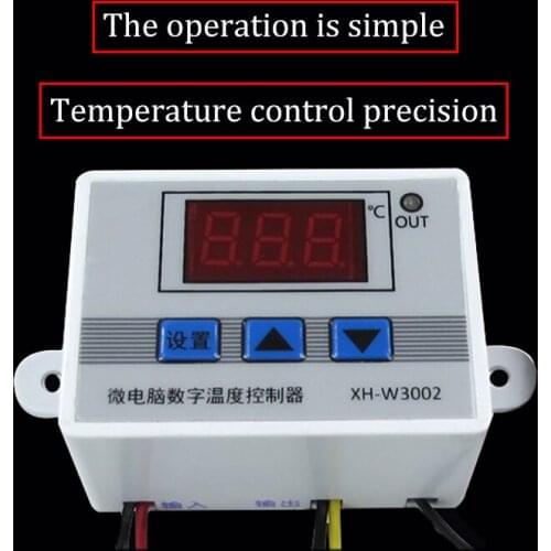 Pymeter XH-W3002 Microcomputer Digital Temperature Controller Intelligent Temperature Controller Digital Display Electronic Temp