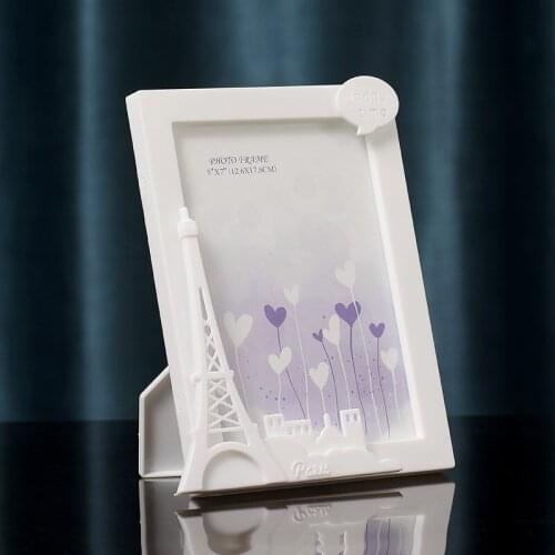 Modern Style Simple Photo Frame Desktop Ornaments Plastic 6inch Picture Frame Wedding Photo Decoration for Household Living Room