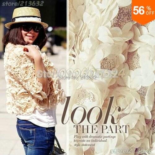 DIY PQYY78 african guipure lace water soluble chemical lace hollow out african chemical lace water soluble tecido feltro wedding