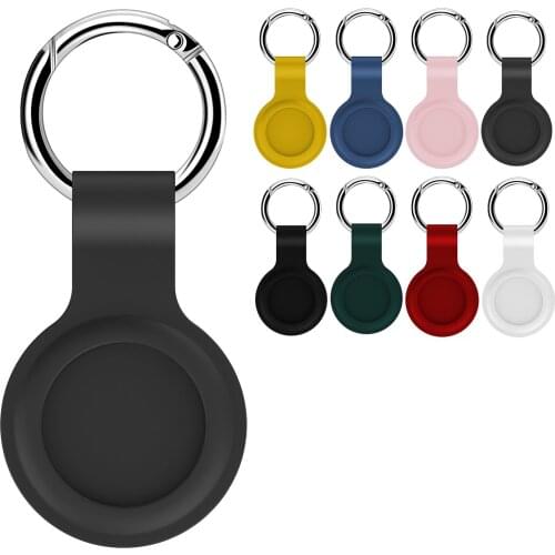 Silicone case For Apple Airtags Liquid Protective Sleeve Apple Locator Tracker Anti-lost Device Keychain Protective Sleeve Hot