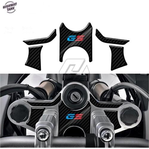 3D Carbon-look Upper Triple Yoke Defender Case for BMW Motorrad R1200GS 2008-2012