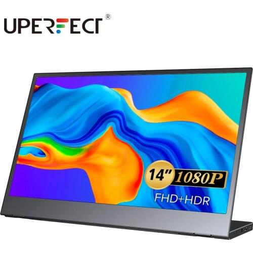 UPERFECT Portable Monitor , 14 "1080P IPS Screen HDMI Ultra Second Display For PS4 xbox 360 St.PS3
