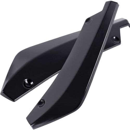 2Pcs Universal Car Rear Bumper Lip Diffuser Splitter Spoiler Scratch Protector Auto Bumper Accessories