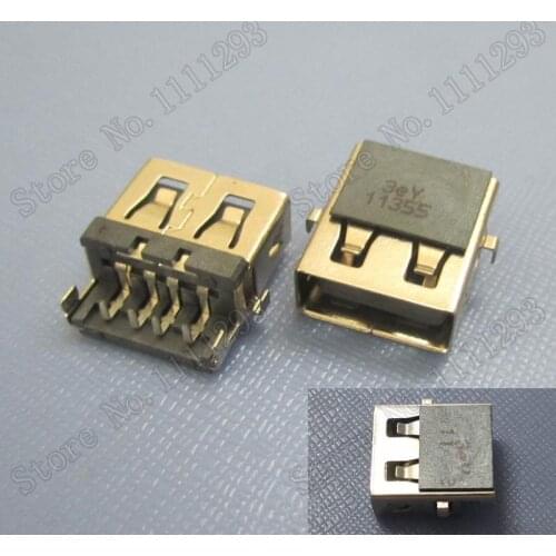 20pcs/lot 2.0 USB Jack Socket Port Connector for HP Pavilion G4-1000 G4-1016TX G6-1000 G7-1000 G7-1358dx 17-AK007CY