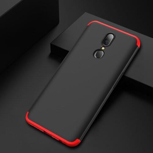 Oppo A9 2020 Case 360 Degree Shockproof Matte Hard Cover Protected Phone Case for Oppo A9 2020 Cover with Glass Film