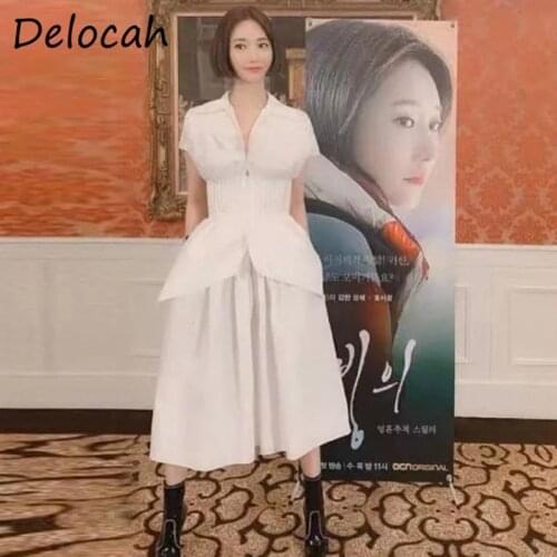 Delocah Summer Short Sleeve Dresses