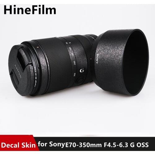 E70 350G / Sel70350G Protective Vinyl Decal Skin for Sony E70-350mm F4.5-6.3 G OSS Lens Decal Protector Anti-scratch Cover Film