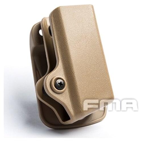 FMA G17 Tactical Single Pistol Magazine Pouch Mag Carrier Mounter Belt K Plate Jacket Military Tactical Pouch 1312