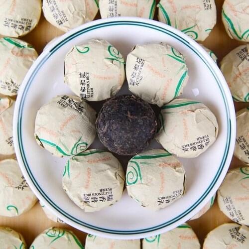 China Yunnan Scented -Tea Xiaotuo -Tea Glutinous Rice Fragrant Ripe -Tea Combination Herbal -Tea -Tea Glutinous Pu'er -Tea 250g