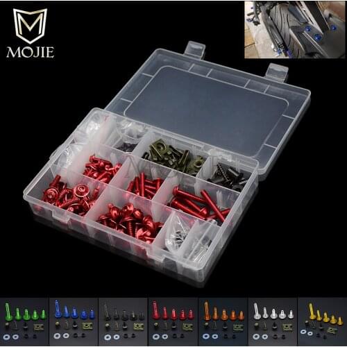 Fairing Bolts Screw Kit For Honda CRF 450 1000 CR CRF XR XL 85 125 250 500 Motorcycle Fairing Bolt Screw Fastener Fixation Nut