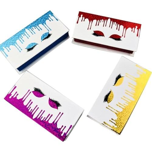 Custom Logo Mascara Box New Tassel Color False Eyelash Box Can Be Customized