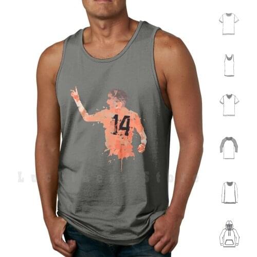 Johan Cruyff - Netherlands Legend Art tank tops vest sleeveless Cruyff Johan Cruyff Netherlands Holland Football Footy