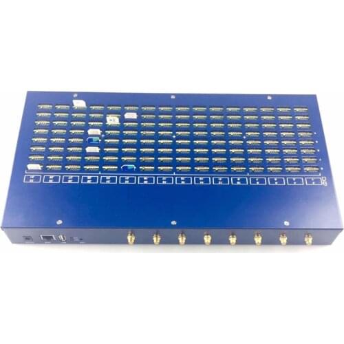 4G LTE GSM SMS Modem Pool with 8 Ports 256 Sim Card