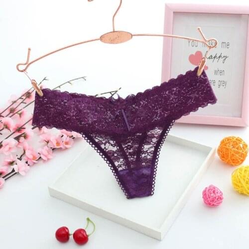 Underwear Women G string Sexy Lingerie Thongs Ladies Lace Panties T-back Seamless Briefs G-string Knickers Black Tangas Bragas