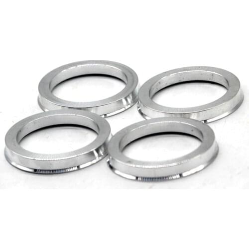 Brand New 1 Set /4 Pieces 66.1mm ID to 71.5mm OD Aluminum Centric Spigot Hub Rings Wheel Spacer