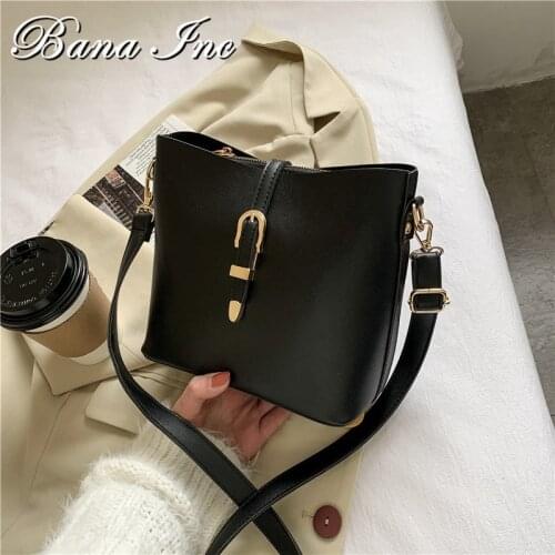2021 New Womens Bags Shoulder Bags Fashion Messenger Bags Casual Womens Bags Bucket Bags Ladies Bags Pure Color Retro Handbags