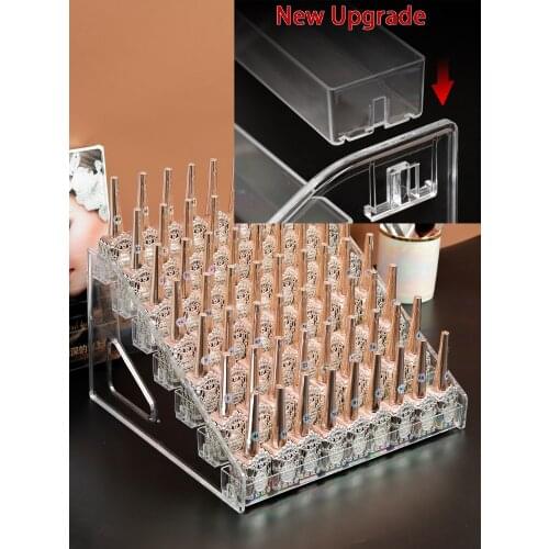 7 layers New Upgrade UV Nail Gel Polish Rack Clear Cosmetic Varnish Display Stand Essential Oil Bottle Organizer Storage Shelf