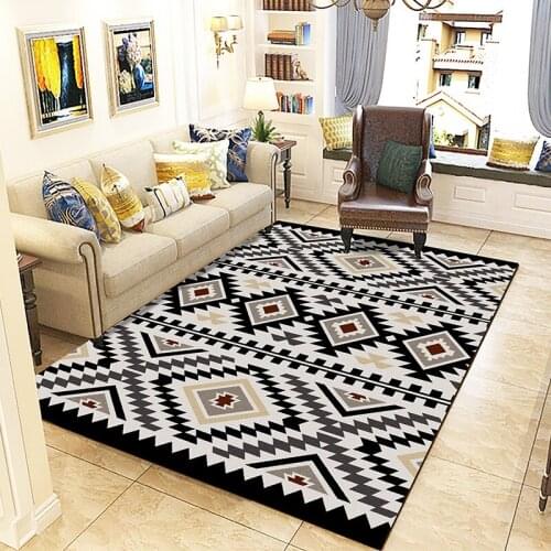 New Nordic Style 3D Printed Carpet Simple Modern High Quality Polyester Home Floor Mat/Carpets for Living Room Bedroom Area Rugs