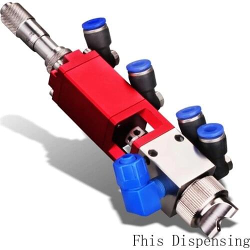 Pneumatic Spray Paint and Glue Can Be Adjusted Fan Pray Valve Liquid Precision Atomizing Dispensing Valve