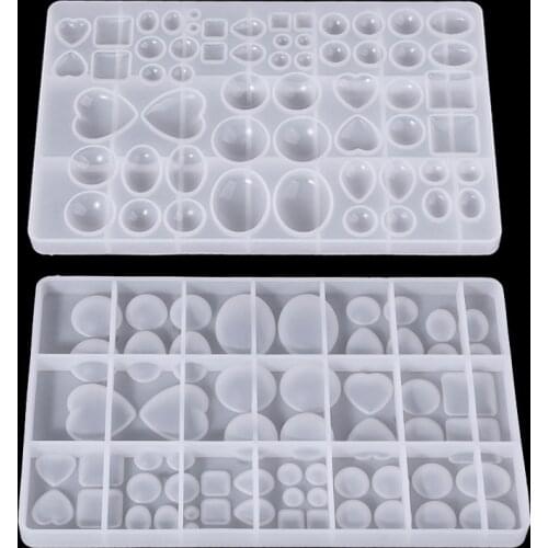 Resin Casting Molds Epoxy Handicraft Mold Set Silicone DIY Making Jewelry Pendant Mold DIY Handmade Crafts Tool Supplies