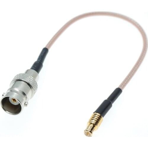 MCX male plug straight to BNC female RG316 cable jumper RF coax cable