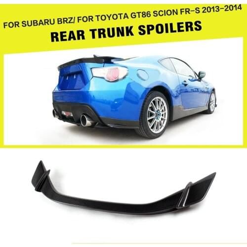 Carbon Fiber Racing Rear Trunk Spoiler Lip for Toyota GT86 2013 2014 for Subaru BRZ 2013 2014 2015