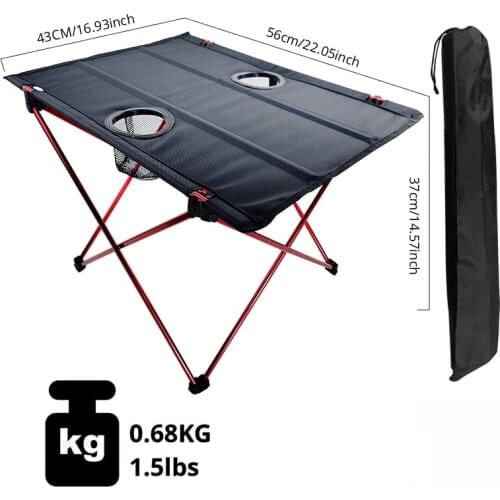 Ultra Light Portable Folding Hiking Table Outdoor Climbing Picnic Table