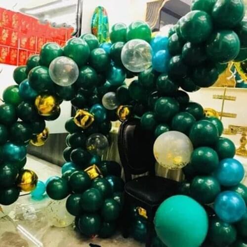 Dark green balloon 20pcs/lot 10 inch round latex balloons birthday party decorations adult helium baloons wedding supplies