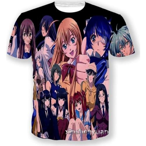 Xinchenyuan Anime Ikkitousen 3D Print Men T Shirt Hip Hop Women Tshirt Unisex Clothing Tops Suppliers for Drop Shipper A45