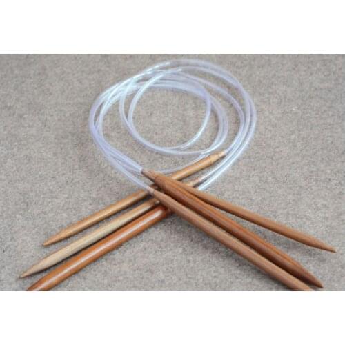 2018 80cm Long Circular Knitting Needles 2.0mm,2.5 2.75 3 3.25 3.5 -10.0mm Smooth Finish Bamboo Knitting Needles Crochet Hooks